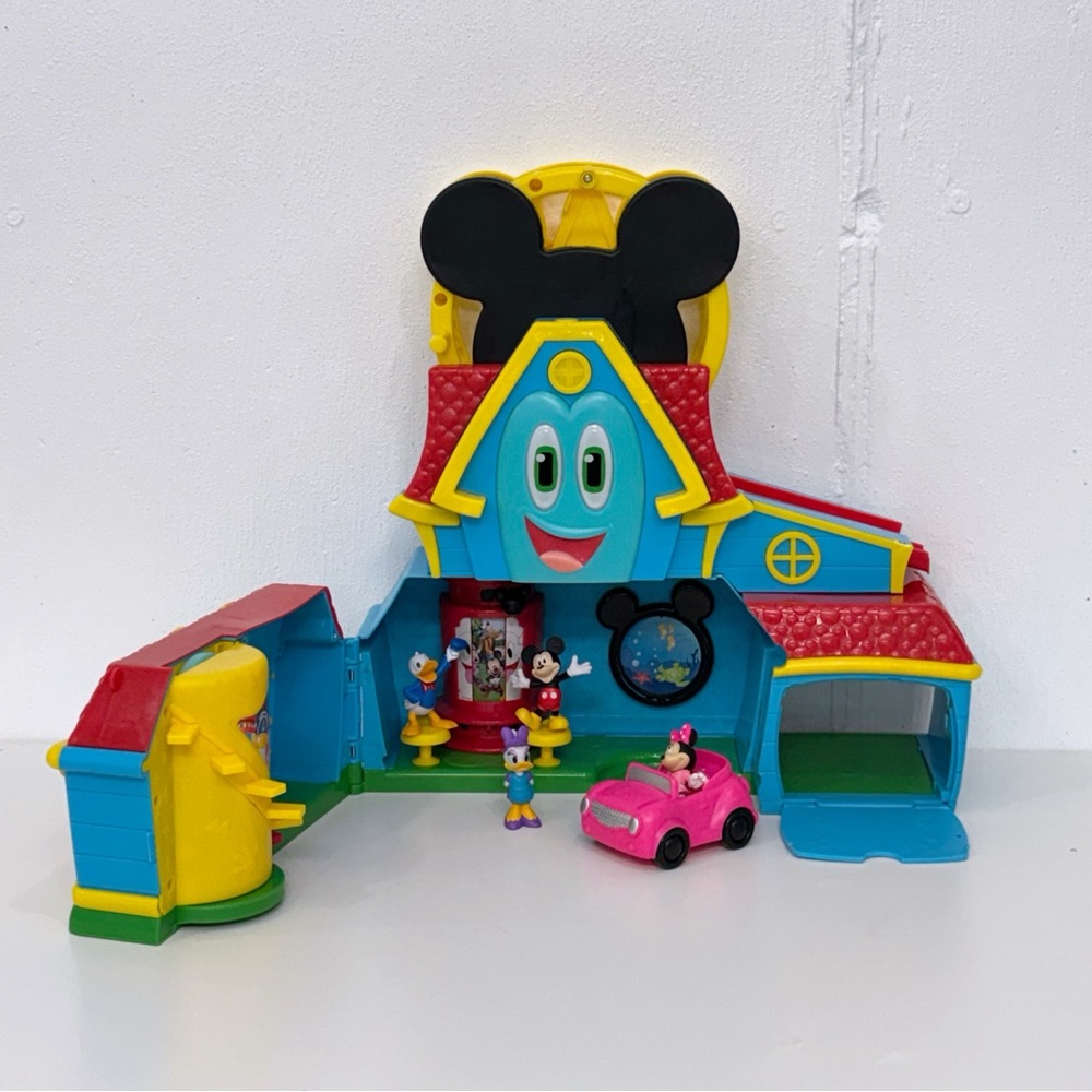 Disney Mickey Mouse Funny the Funhouse Playset Lights & Sounds WORKING